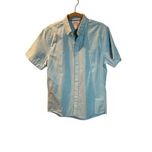 Good Threads Standard Fit Blue Button Up Mens‎ Medium